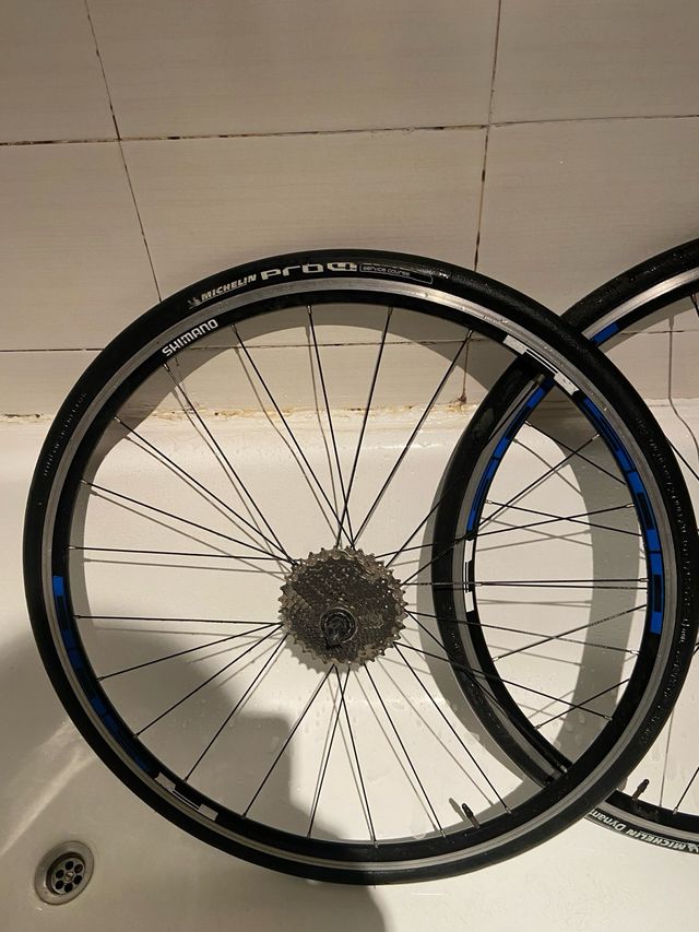 Ruedas Carretera Shimano Michelin