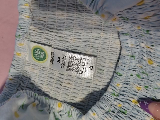 Vestido niña 24 Meses y Braguita 