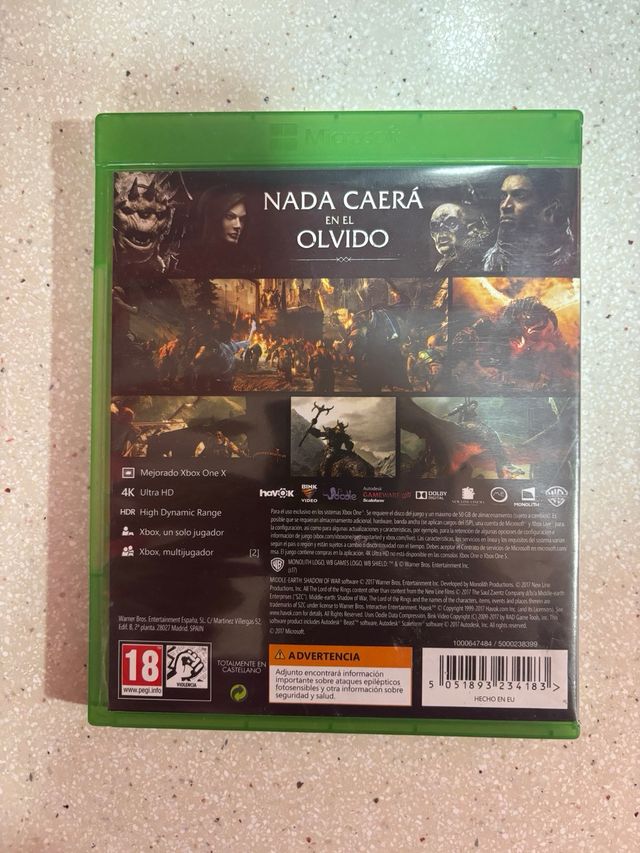 La Tierra Media: Sombras de Guerra Xbox One X