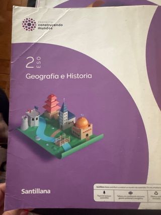 libro de texto de geografia e historia