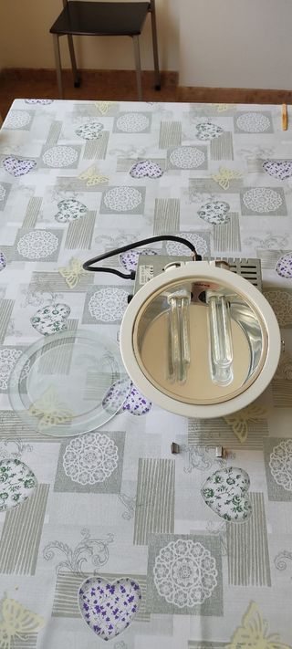 Plafón redondo LED techo 19cm diámetro empotrado