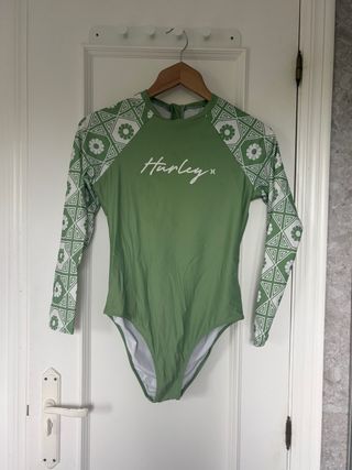 Bañador Hurley manga larga - Verde oliva