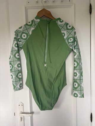 Bañador Hurley manga larga - Verde oliva