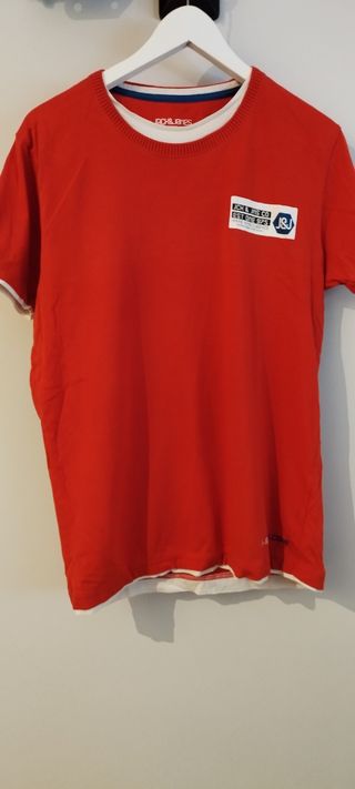 Camiseta roja Jack & Jones