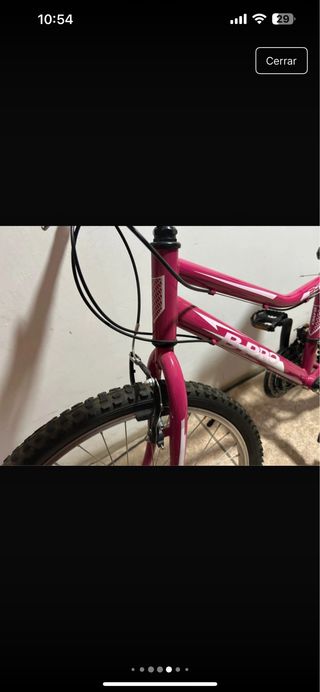 Bicicleta niña Decathlon modelo Bpro de 24”