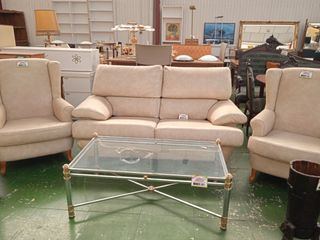 Sofá 2 plazas beige