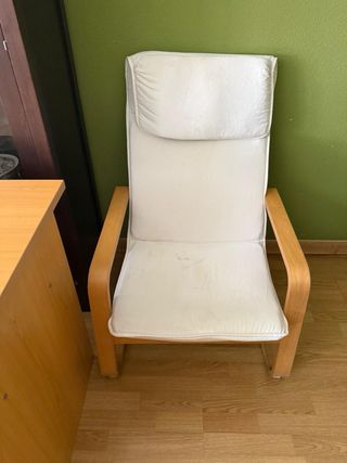 Sillón Ikea blanco - Cómodo y ligero