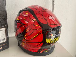 Casco Shiro Venomous Rojo VISERA OSCURA DE REGALO
