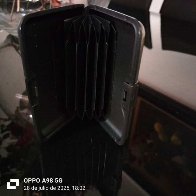 Billetera metálica gris - Hombre