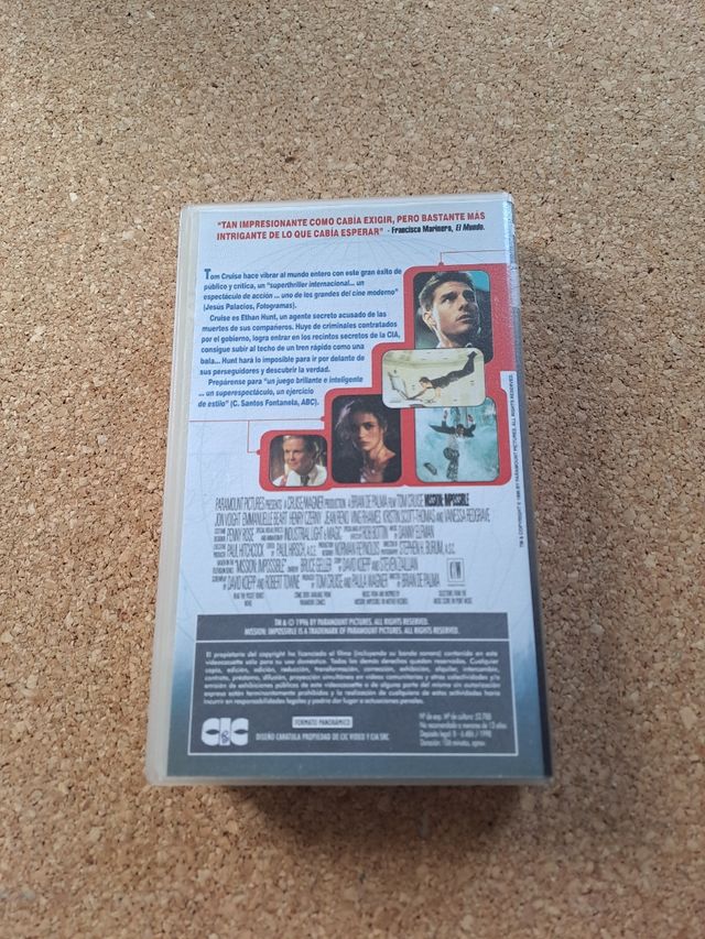 VHS Mision Imposible - Tom Cruise