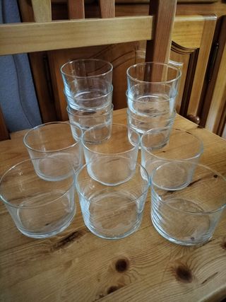 6 Vasos Cristal Pequeños.