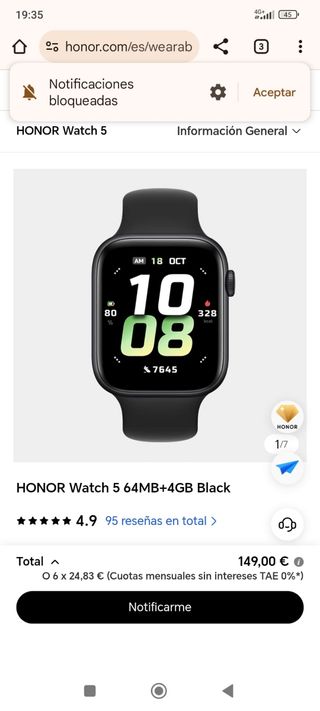 Smartwatch Iwatch Negro