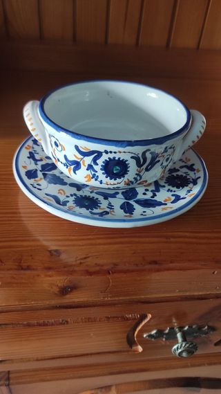 Tazza e piattino vintage ceramica
