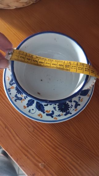 Tazza e piattino vintage ceramica