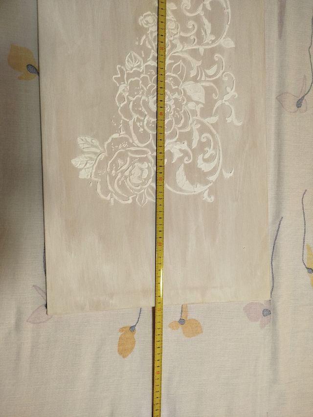 Cuadros decorativos madera - beige y blanco