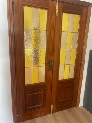 Puertas interiores sapelly doble hoja