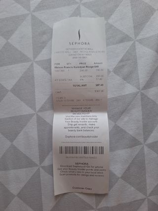 Baccarat Rouge 540 70ml EDP NUOVO, SCONTRINO 