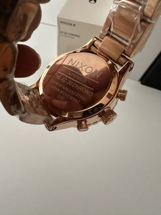 Reloj Nixon 42-20 Chrono all rose gold