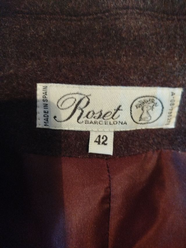 Abrigo mujer marrón Riset - Talla 42 o44