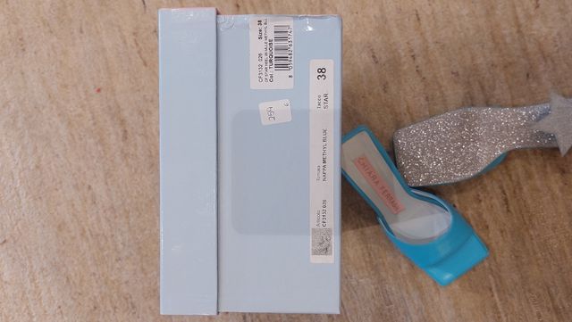 Sandalias Chiara Ferragni turquesa