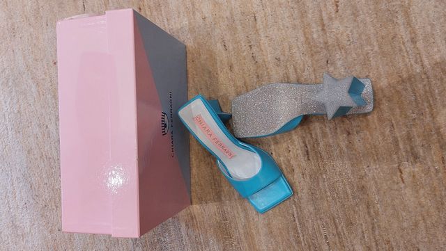 Sandalias Chiara Ferragni turquesa