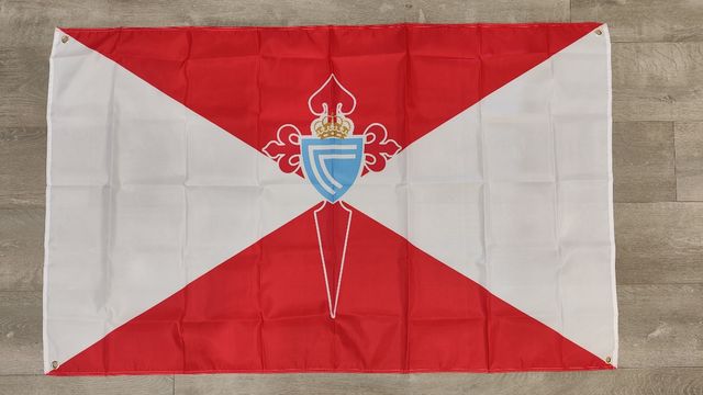 Bandera del Celta y de la ciudad de Vigo