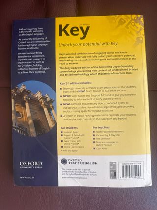 Key to Bachillerato 1. Support &Extend pack. 2 Edi