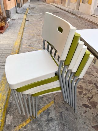 Mesa cocina ampliable + 6 sillas