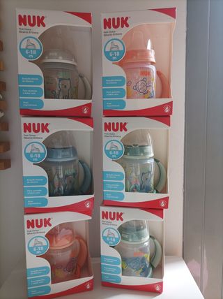 2X10€
Biberones NUK First Choice (6-18m)