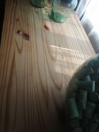 Mueble aparador madera maciza al natural. 
