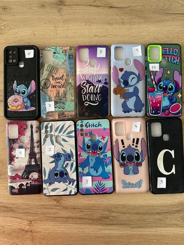Fundas Stitch Samsung A21s - 10 unidades
