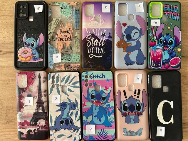 Fundas Stitch Samsung A21s - 10 unidades