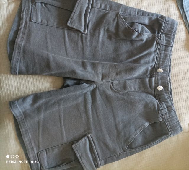 Lote de 5 pantalones cortos niño talla 9/10. 140cm