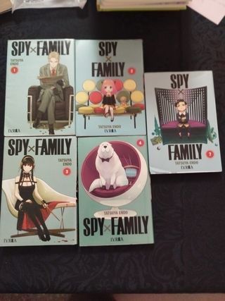 Spy x Family (1,2, 3, 4 y 7)