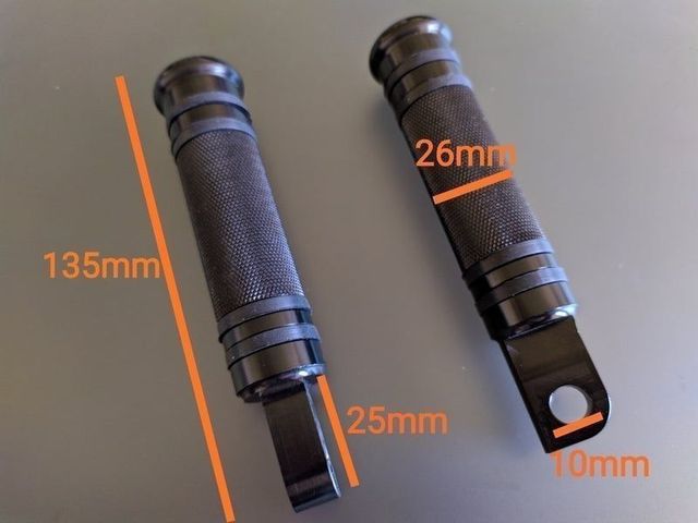 Estriberas smooth Harley Davidson