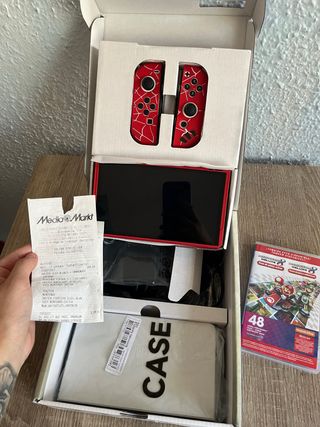 Nintendo Switch OLED roja - Mario Party