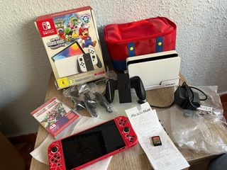 Nintendo Switch OLED roja - Mario Party