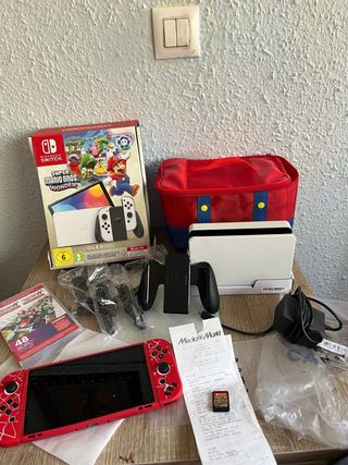 Nintendo Switch OLED roja - Mario Party