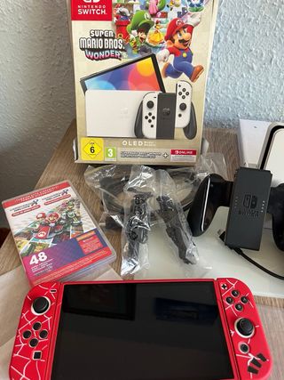 Nintendo Switch OLED roja - Mario Party