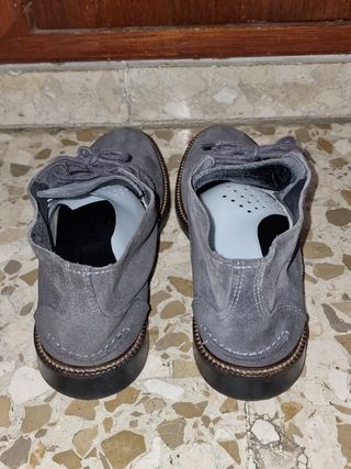 Botas Zara ante gris