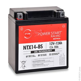 Batería moto NTX14-BS GEL 12V-12Ah