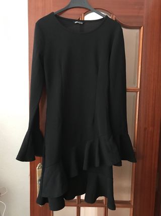 Vestido negro SHEIN manga larga talla S