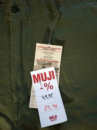 Bermudas MUJI - Verde Oliva - 