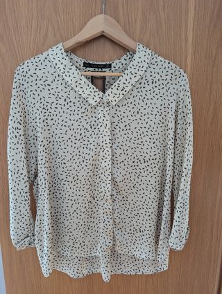 Camisa Zara beige M