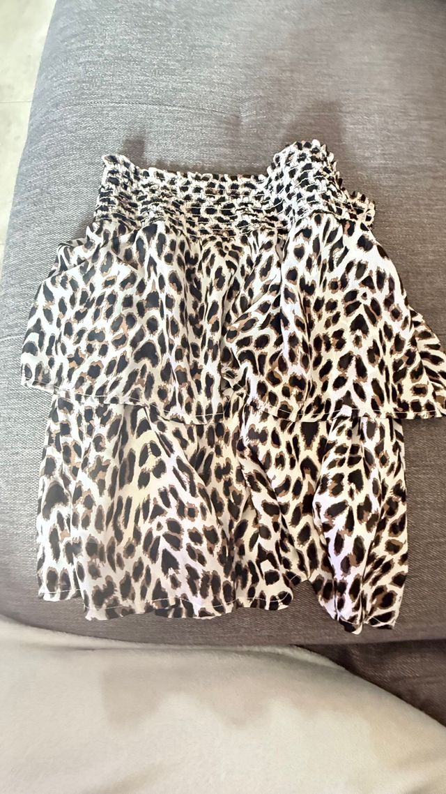 Falda Leopardo