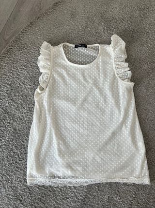 Blusa blanca Shein - Talla única