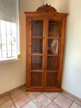 Vitrina madera maciza - Rincón