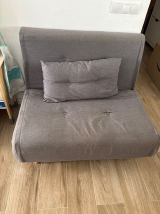 Sofá cama gris - plegable
