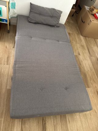 Sofá cama gris - plegable