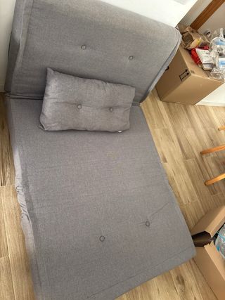 Sofá cama gris - plegable